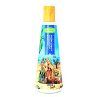 Natures Garden Aromatherapy Bactericidal Shampoo, 500ml blue bottle with a terrier on the label