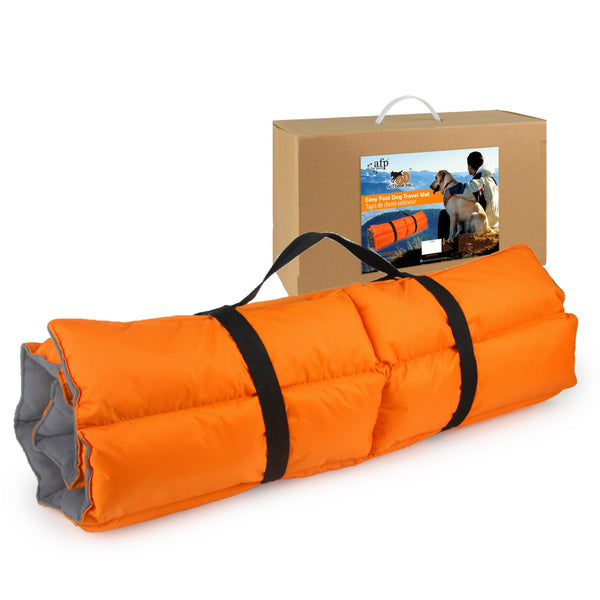 All for Paws AFP Dog Outdoor Easy Fold Bed - Orange