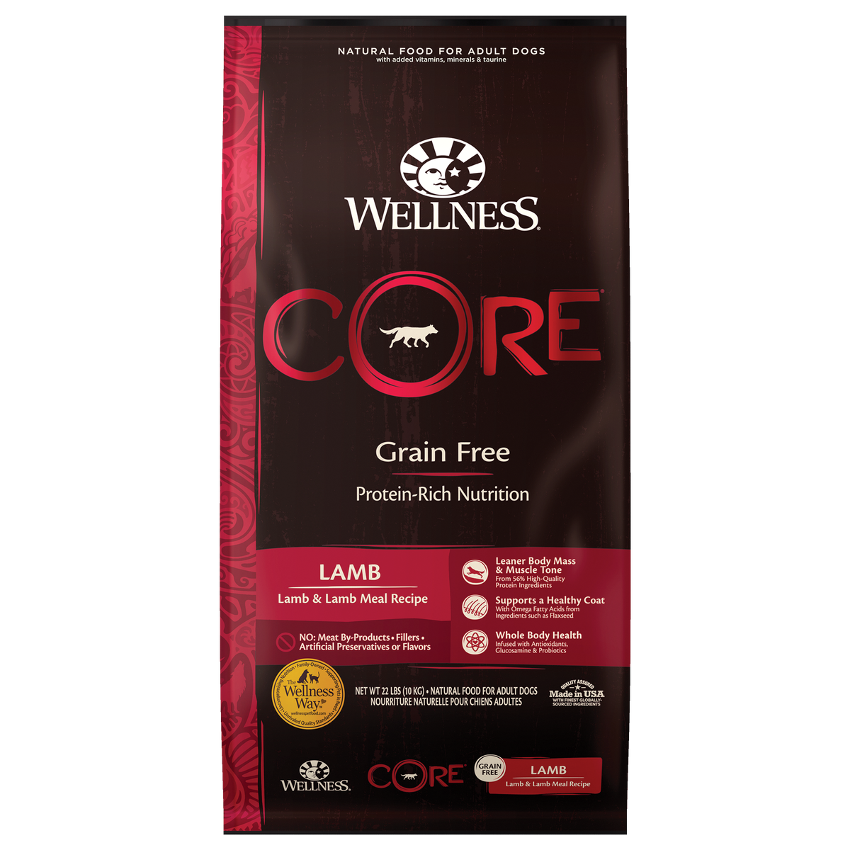 Wellness Core Dry Dog Food Grain Free Lamb