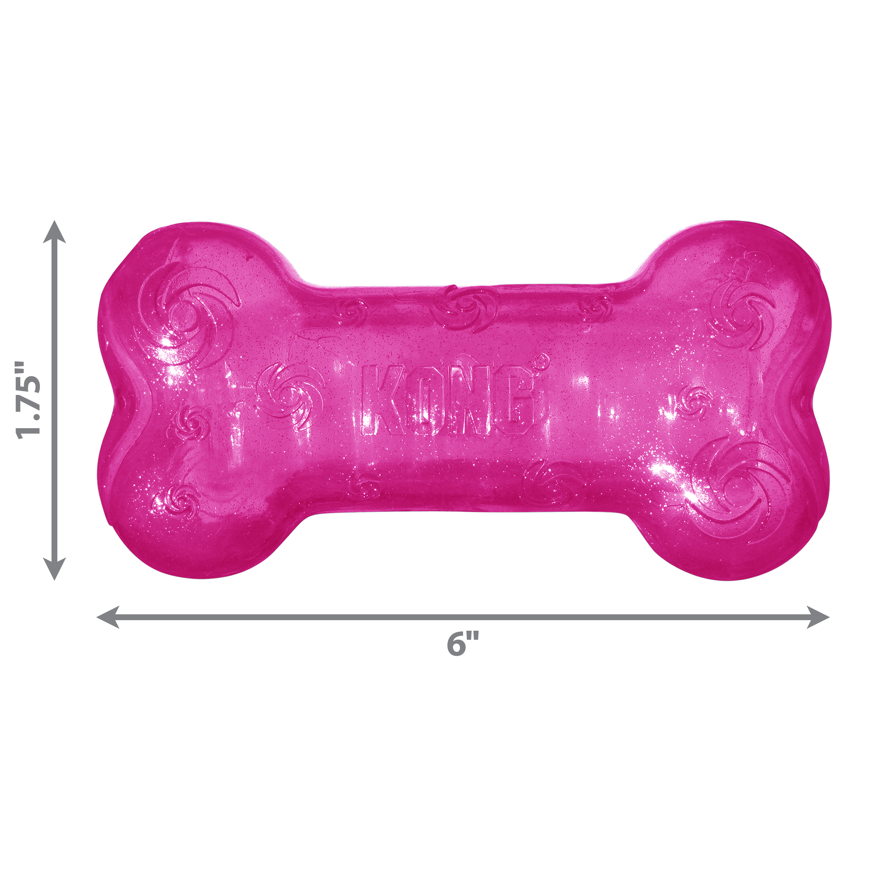 KONG Dog Toys Squeezz Crackle Bone Assorted 04