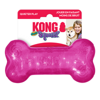 KONG Dog Toys Squeezz Crackle Bone Assorted Medium