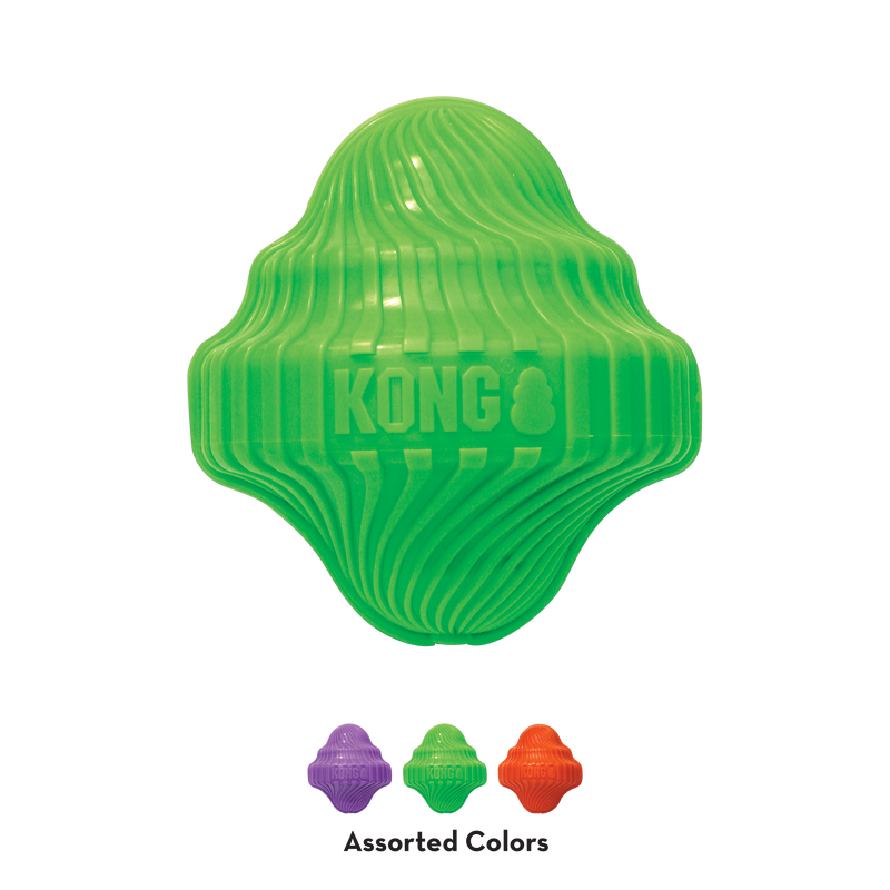 KONG Dog Toys Squeezz Orbitz Spin Top Assorted 02