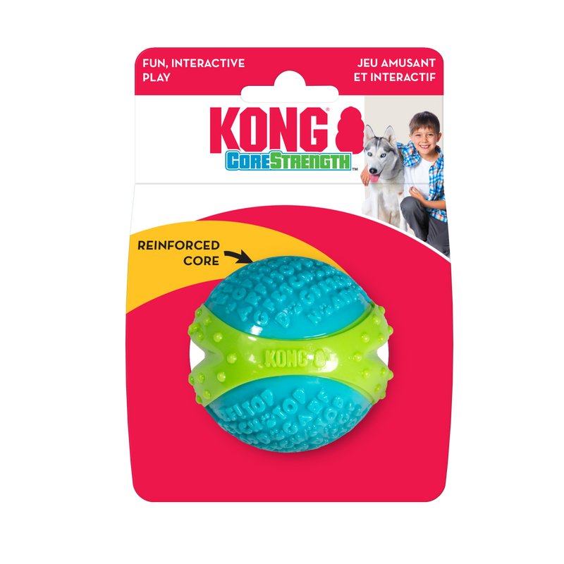 KONG Dog Toys CoreStrength Ball Medium