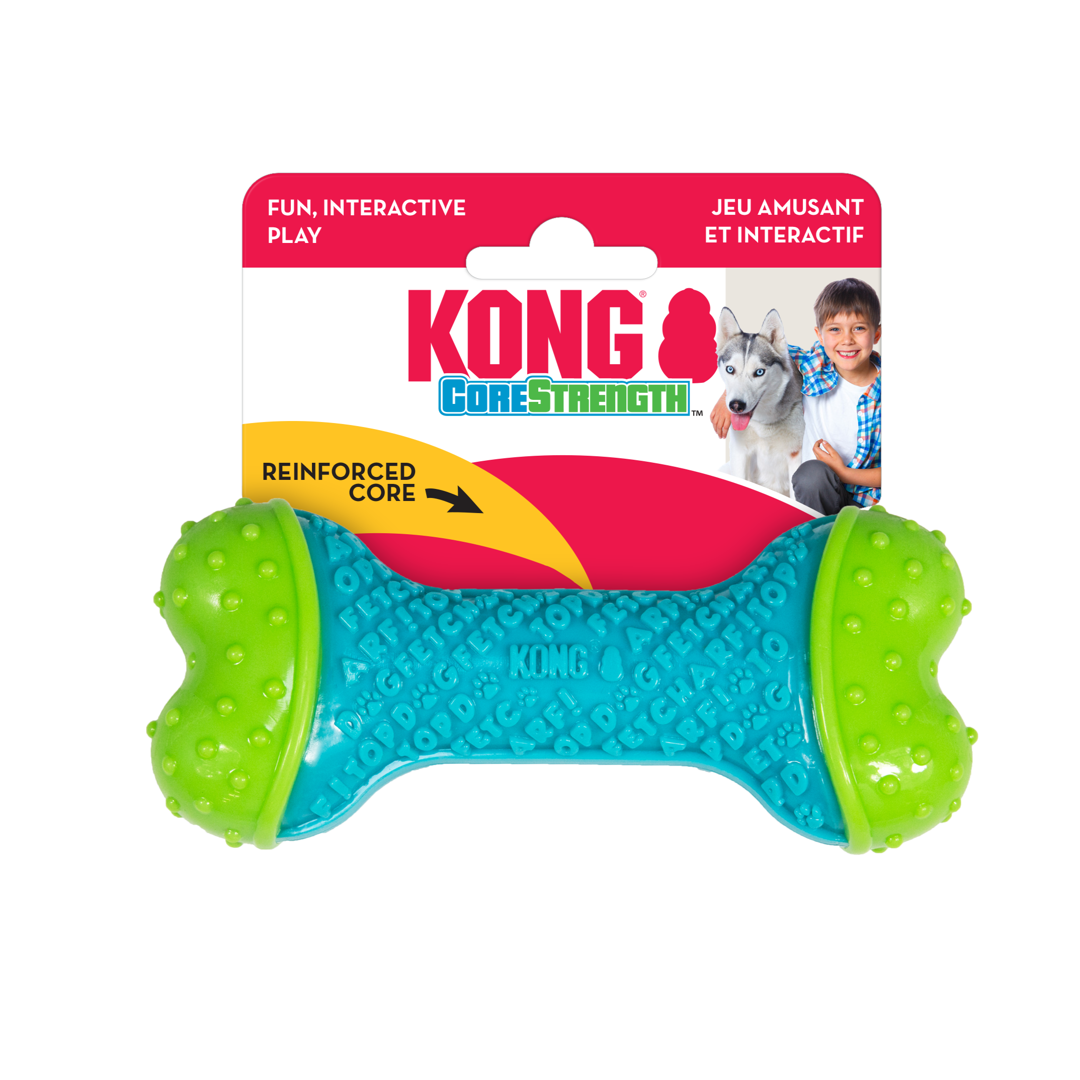 KONG Dog Toys CoreStrength Bone 01