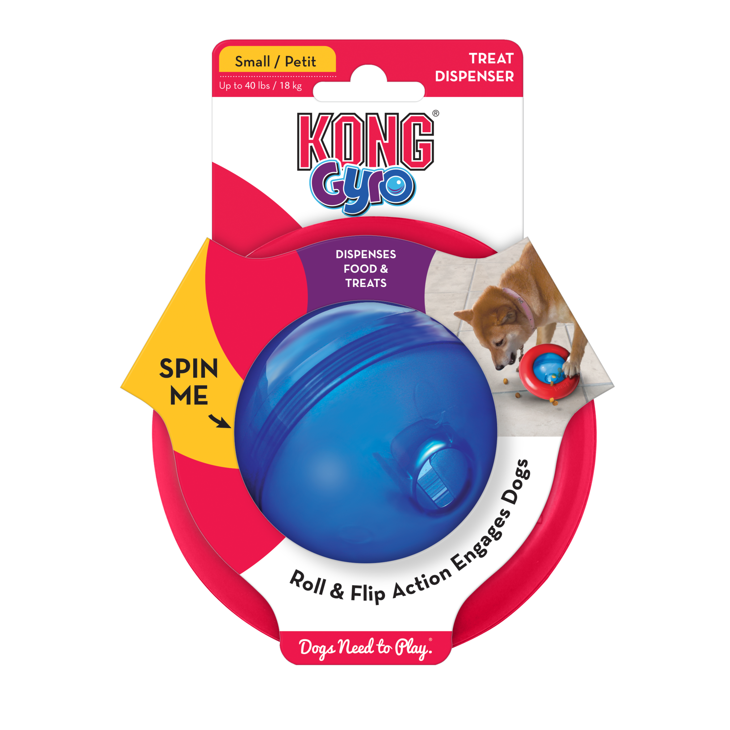 KONG Dog Toys Gyro 02
