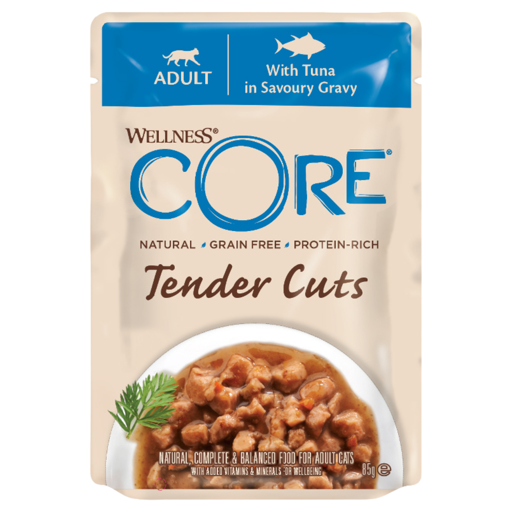 Wellness Core Wet Cat Food Tender Cuts With Tuna In Savoury Gravy by Peekapaw