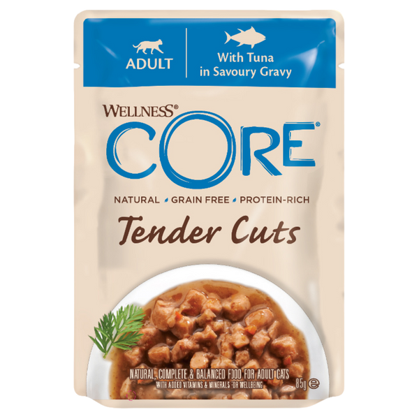 Wellness Core Wet Cat Food Tender Cuts With Tuna In Savoury Gravy by Peekapaw