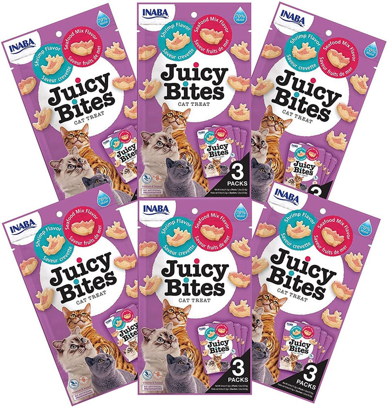 Inaba Cat Treat Juicy Bites Shrimp & Seafood Mix 03