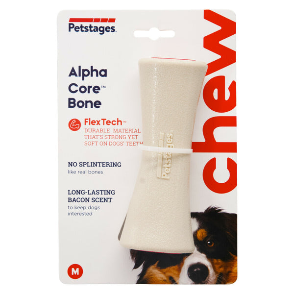 Petstages Alpha Core Bacon Scented Bone Dog Chew - Default Title | PeekAPaw Pet Supplies
