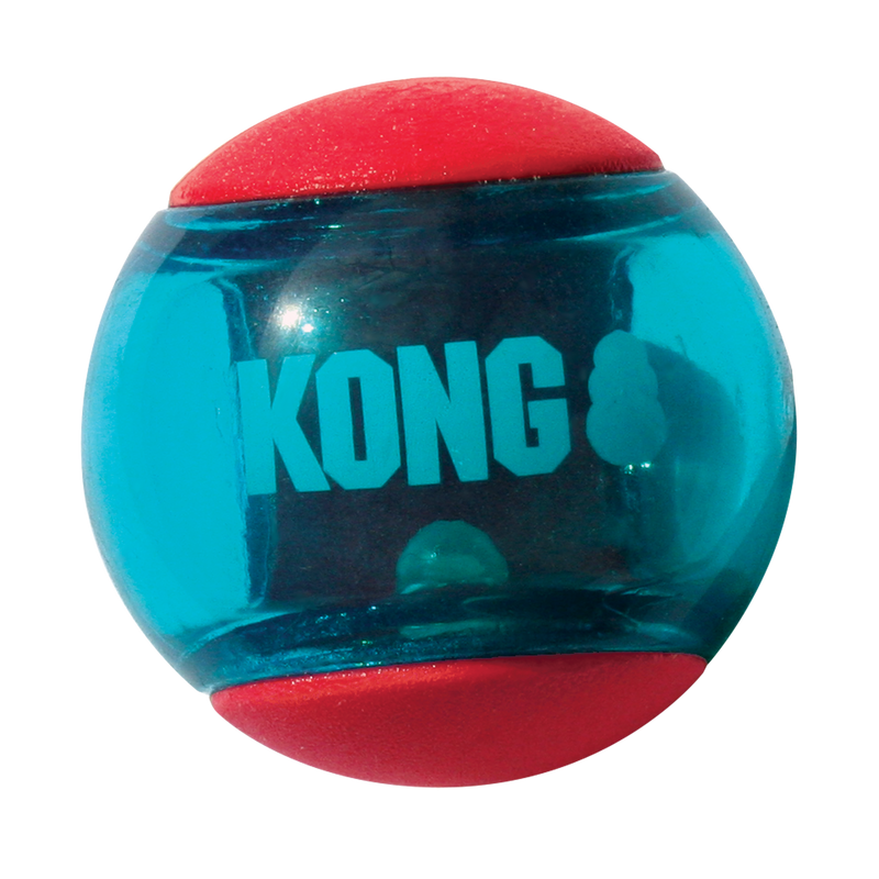 KONG Dog Toys Squeezz Action Ball Red 04