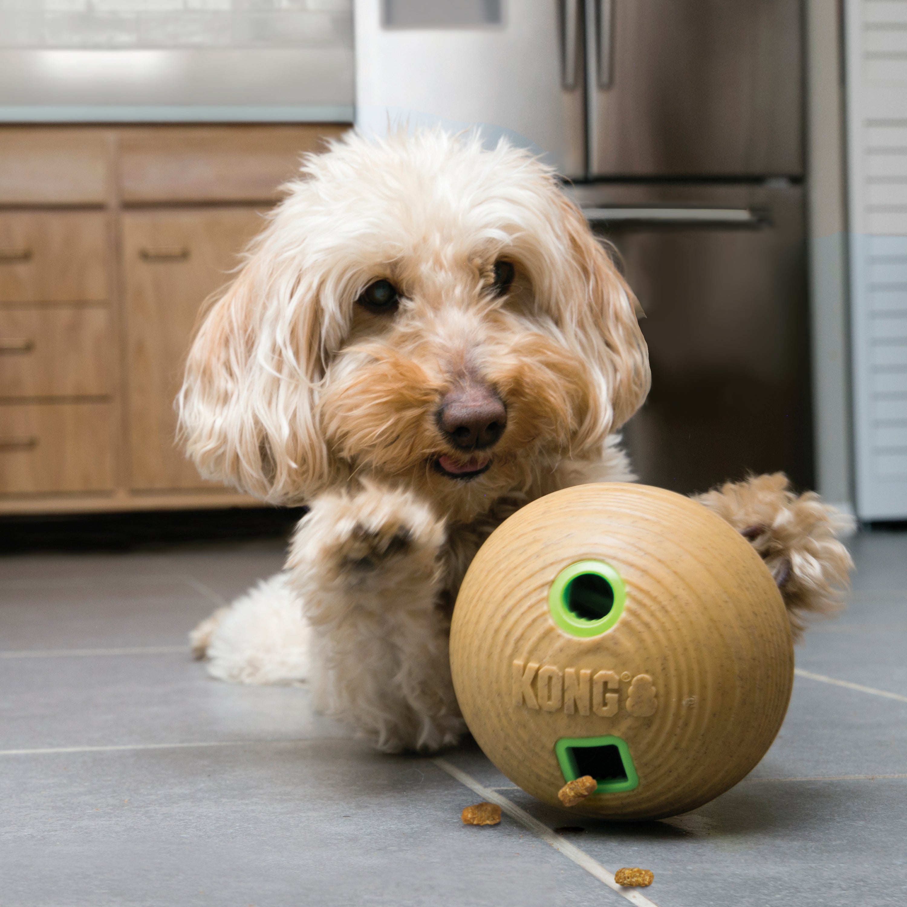 KONG Dog Toys Bamboo Feeder Ball 03