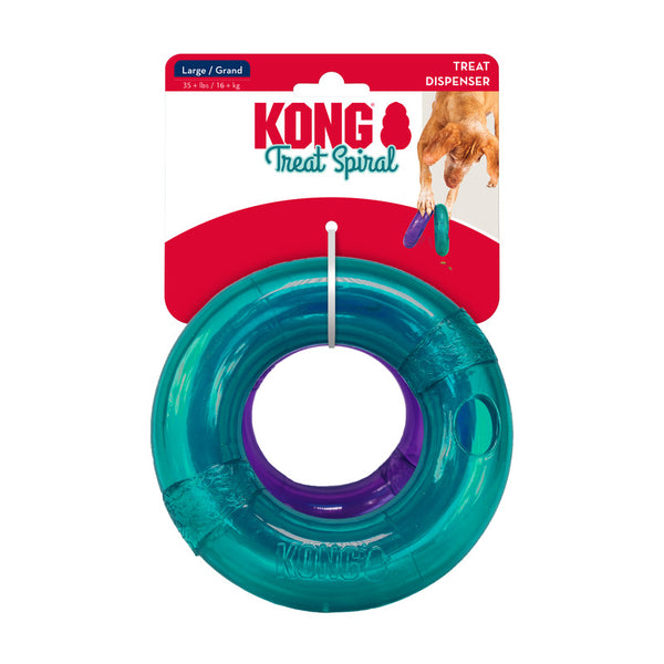 KONG Dog Toys Treat Spiral Ring 01