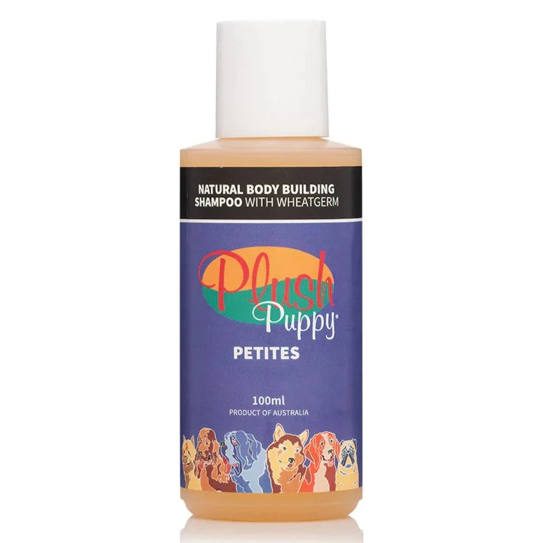 Plush Puppy Natural Body Building Shampoo with Wheatgerm 100ml