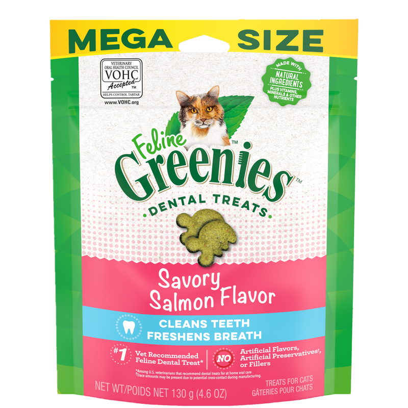 GREENIES Feline Dental Cat Treat Savoury Salmon Flavour 02