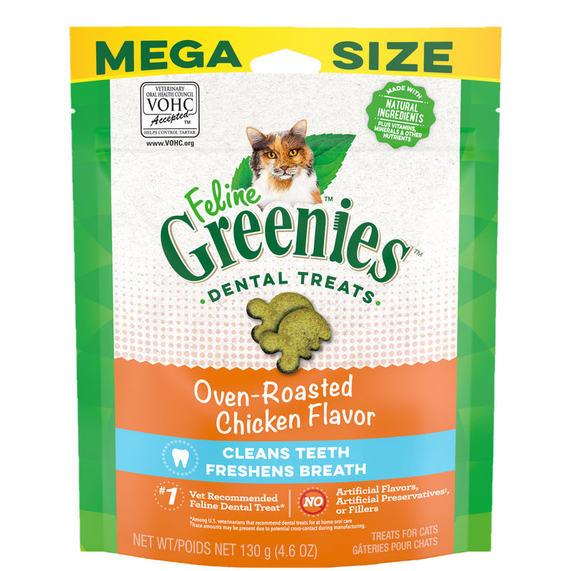 GREENIES Feline Dental Cat Treat Oven-Roasted Chicken Flavour 02