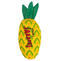 Yeowww! Pineapple catnip cat toy with crinkly leaves