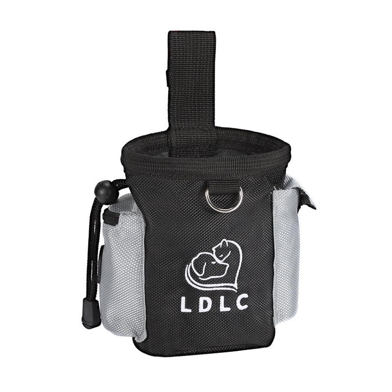 Pet Food & Training Bag on Waist with Drawstring Rope & 2 Side Pockets 01