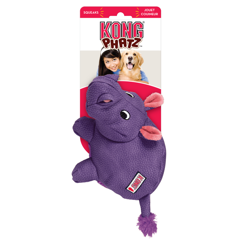 KONG Dog Toys Phatz Hippo 02