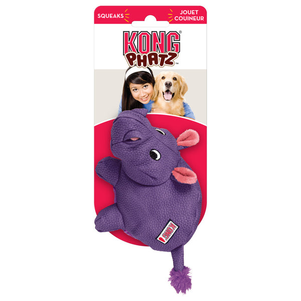 KONG Dog Toys Phatz Hippo 01