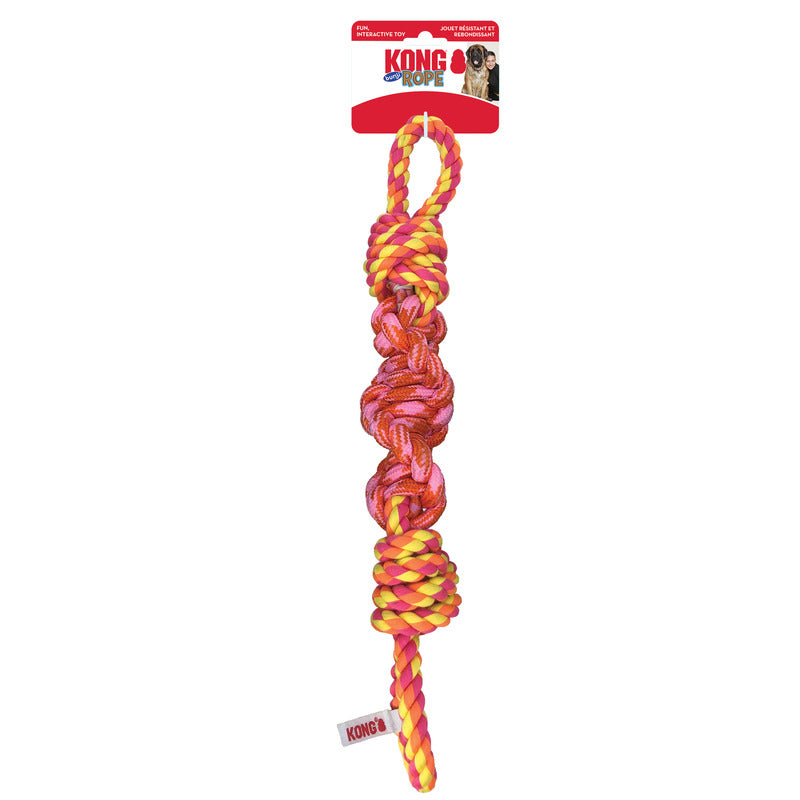 KONG Dog Toys Rope Bunji Assorted Medium