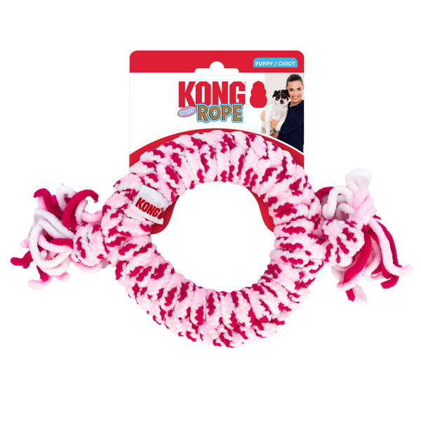KONG Dog Toys Rope Ring for Puppies Assorted 01