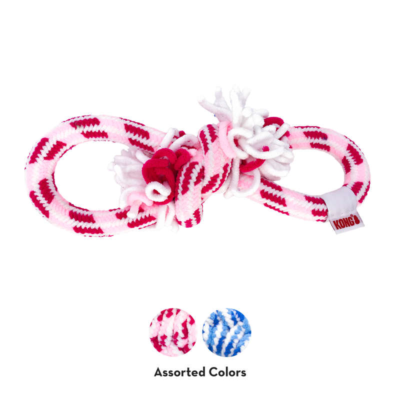 KONG Dog Toys Rope Tug for Puppies Assorted 03