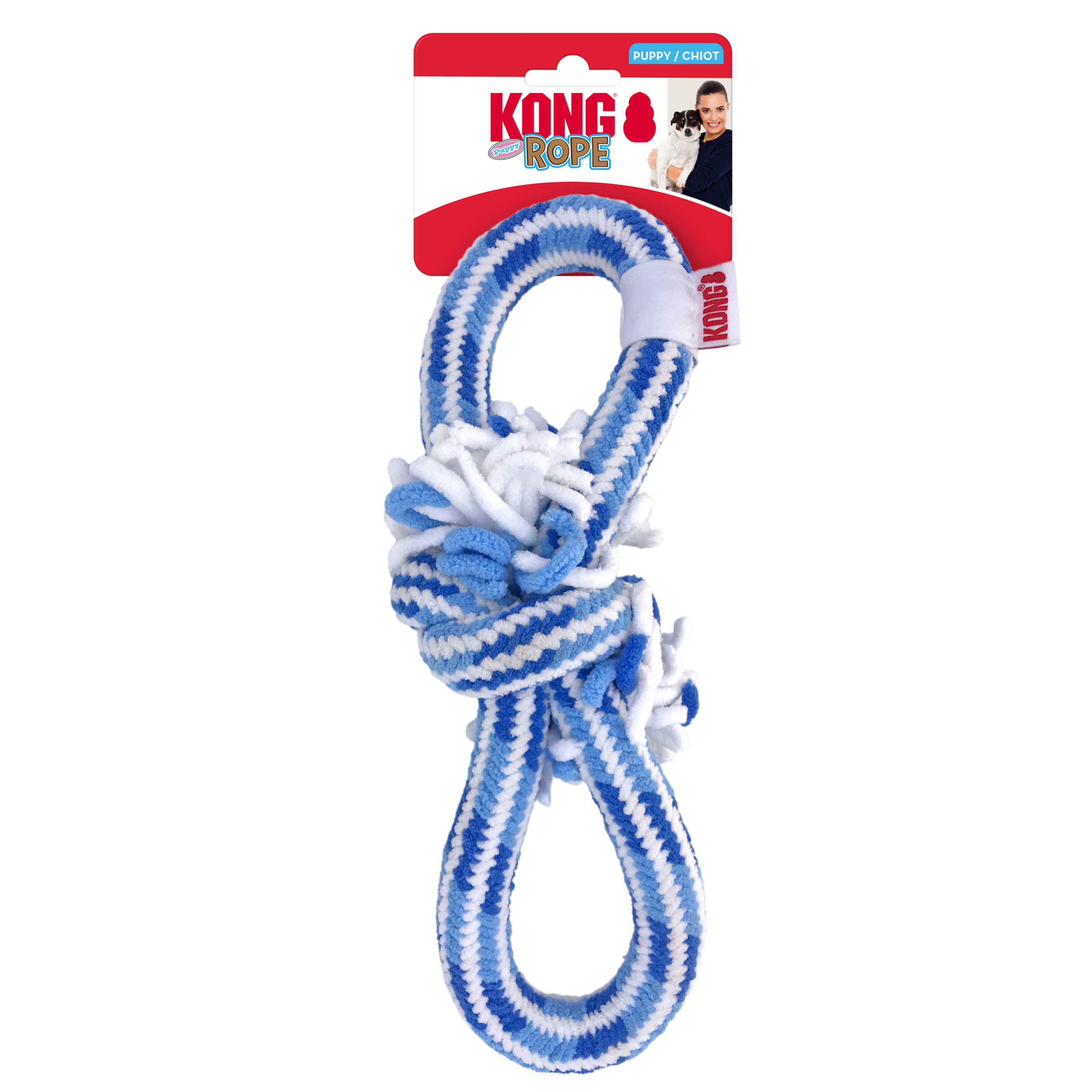 KONG Dog Toys Rope Tug for Puppies Assorted 01