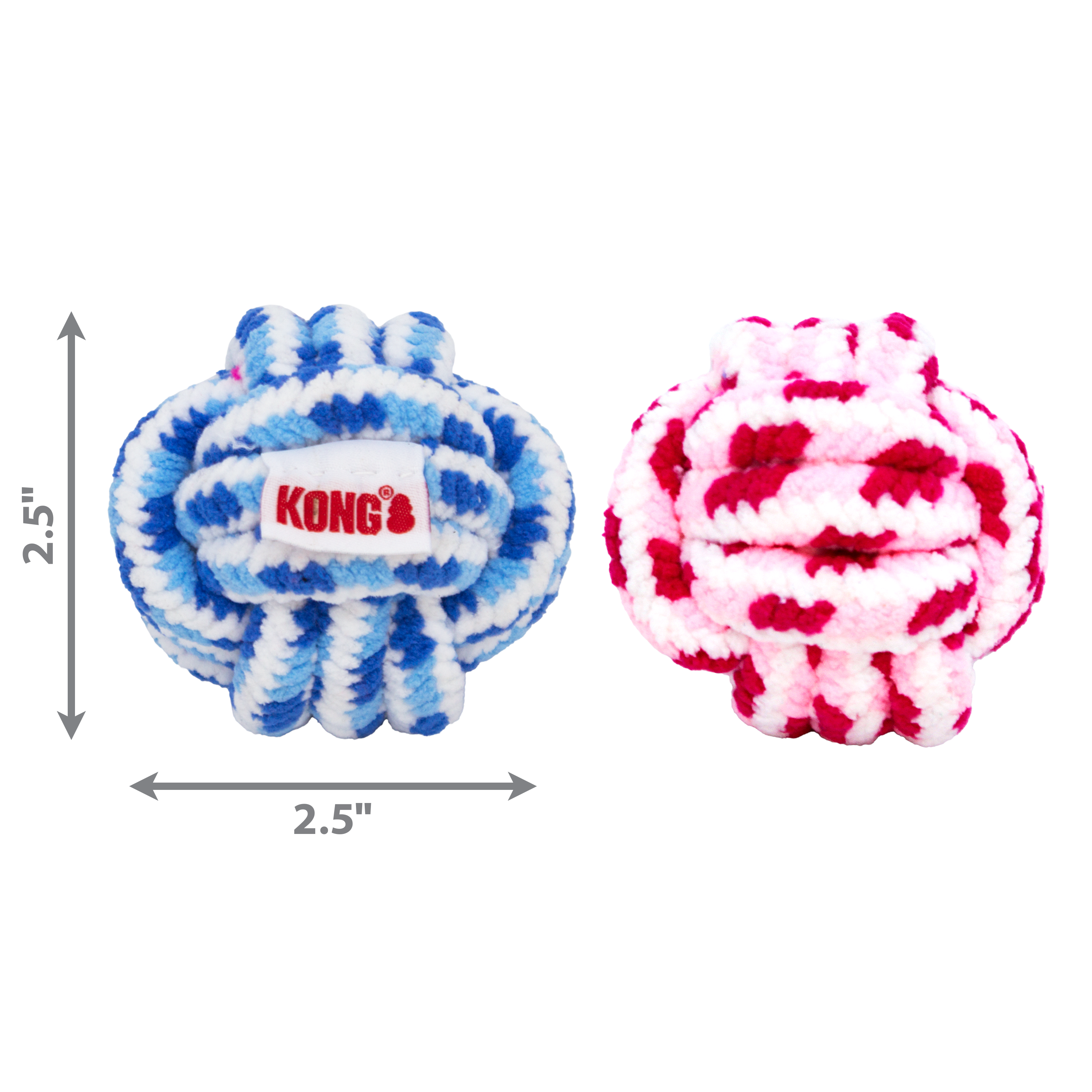 KONG Dog Toys Rope Ball for Puppies Assorted 04