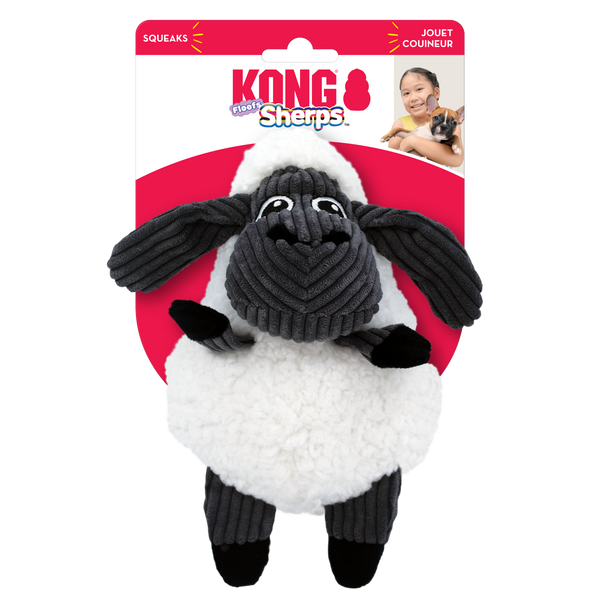 KONG Dog Toys Sherps Floofs Sheep Medium