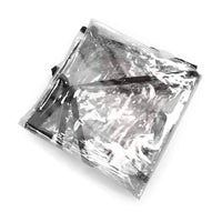 Ibiyaya clear PVC rain cover folded, shown on its own against a white background