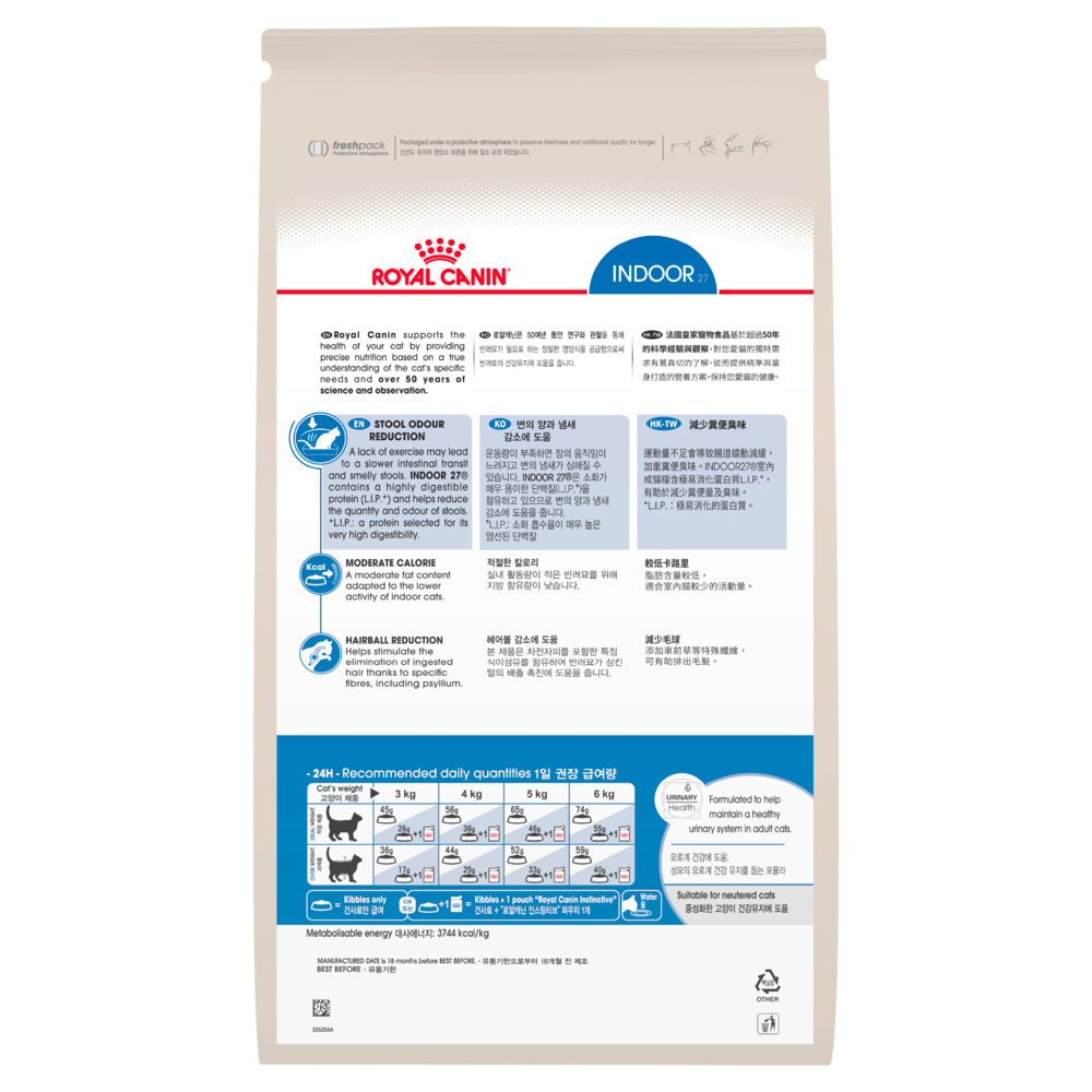 Royal Canin Indoor Back | PeekAPaw Pet Supplies