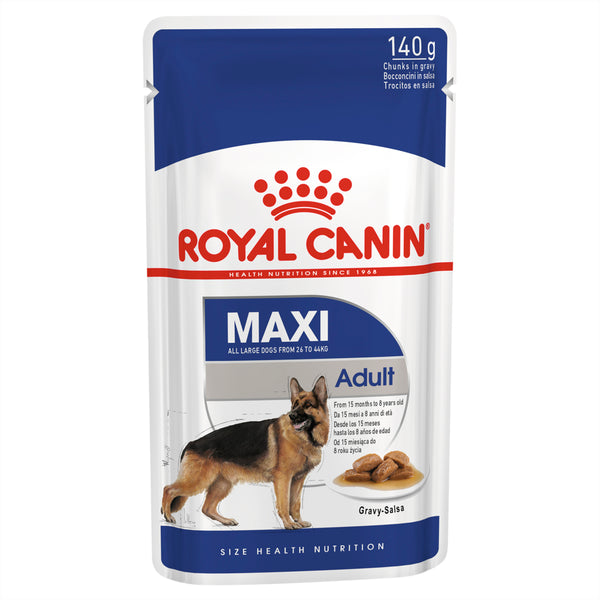 Royal Canin Maxi Adult Pouches | PeekAPaw Pet Supplies 