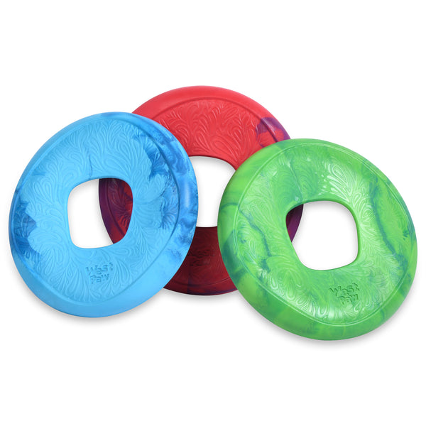 West Paw Seaflex Recycled Plastic Flyer Dog Toy - Sailz by Peekapaw