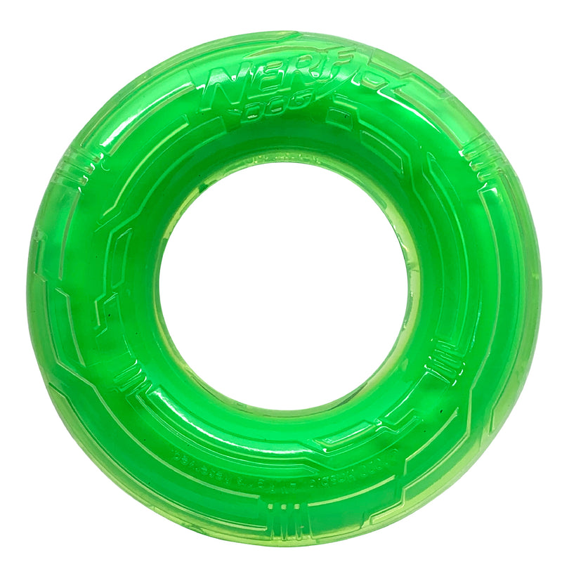 Nerf Scentology Dog Toy - Ring Beef Clear/Green 12.5cm 04