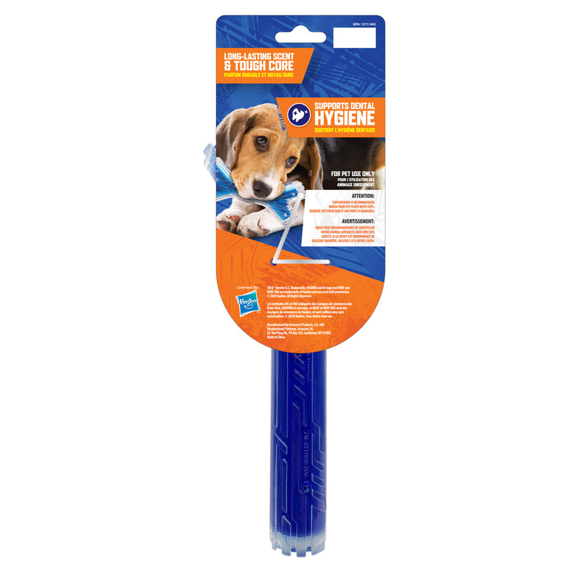 Nerf Scentology Dog Toy - Branch Stick Peanut Butter Clear/Blue 25cm 02