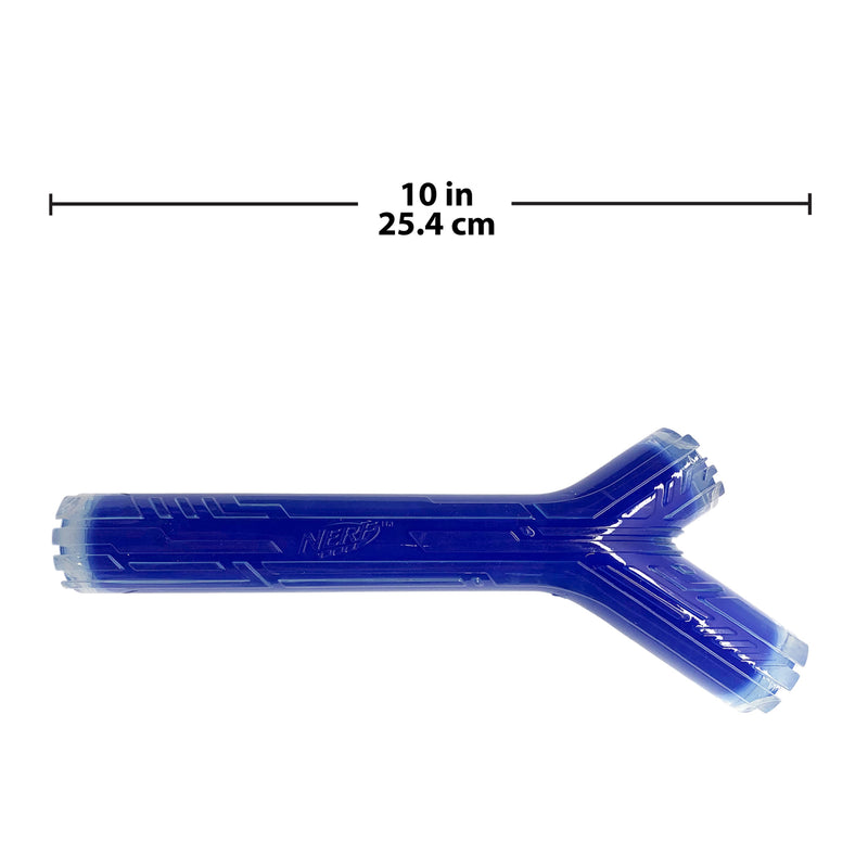 Nerf Scentology Dog Toy - Branch Stick Peanut Butter Clear/Blue 25cm 03