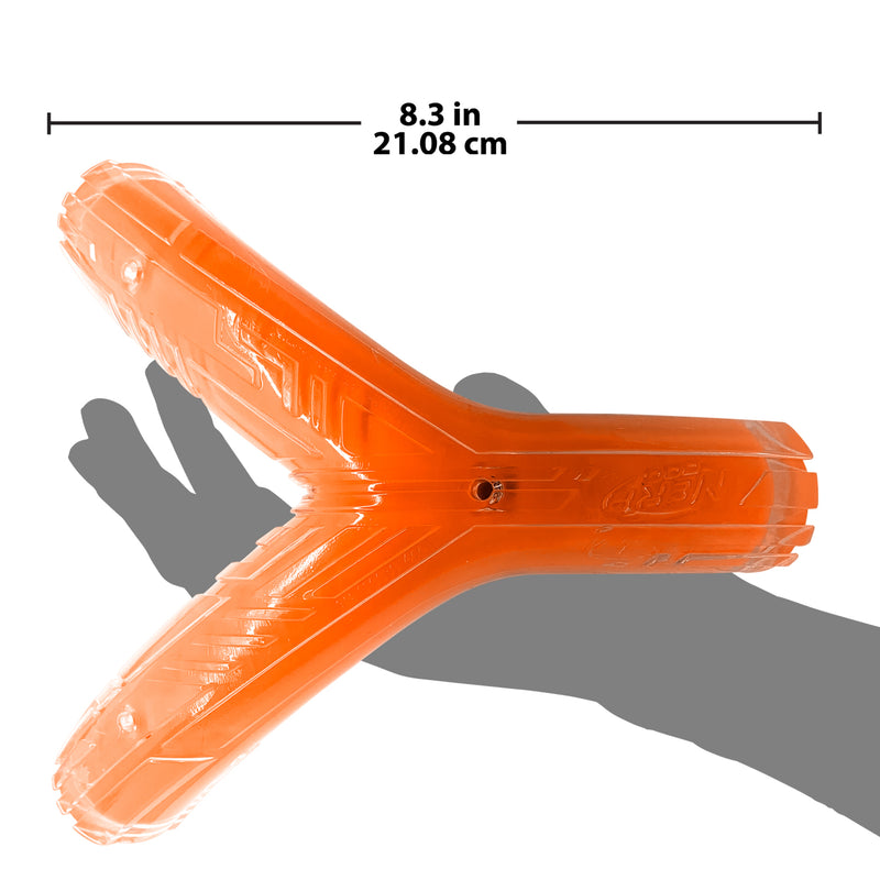 Nerf Scentology Dog Toy - Large Wishbone Chicken Clear/Orange 21cm 03