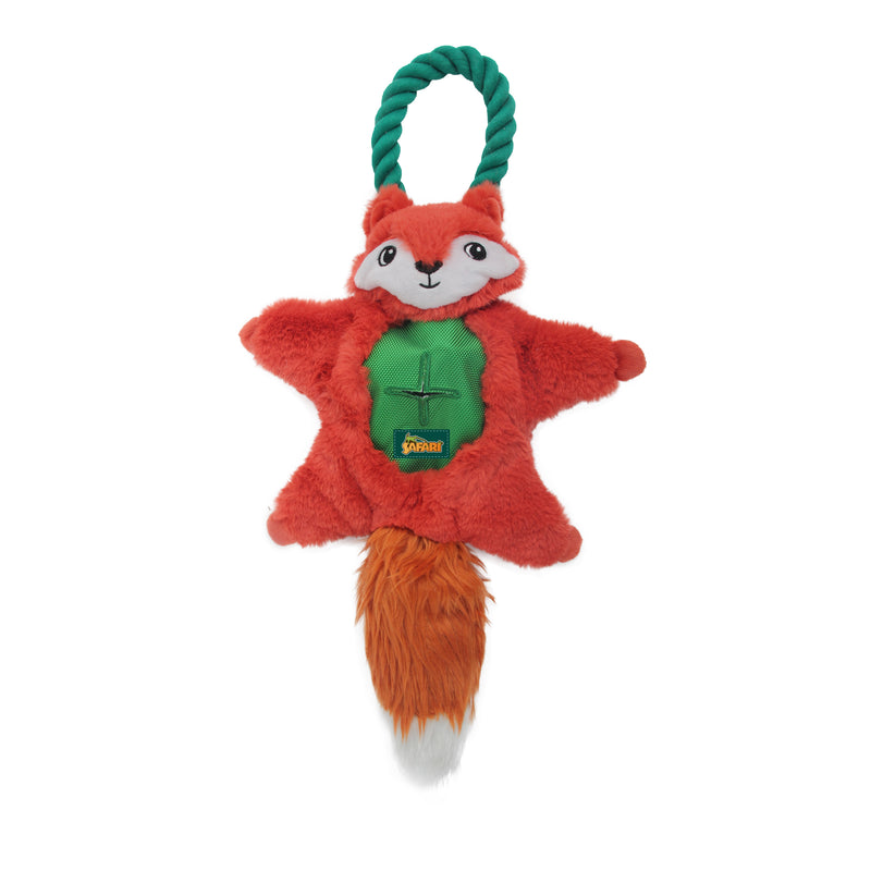 All for Paws AFP Safari Dog Toys Air Crinkle Fox With Rope