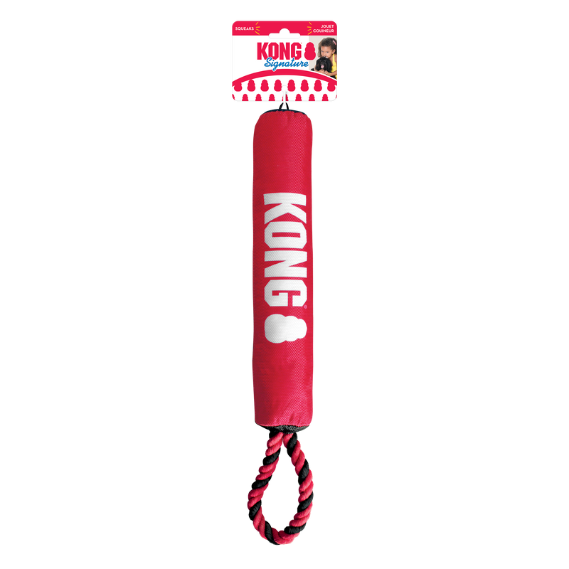 KONG Dog Toys Signature Stick with Rope 01