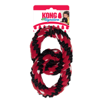 KONG Dog Toys Signature Rope Double Ring Tug 01