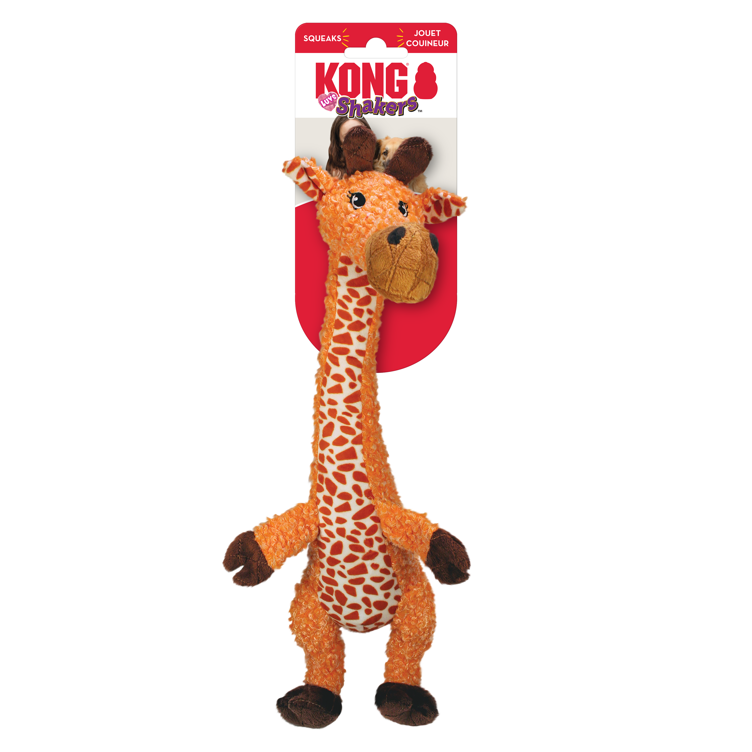 KONG Dog Toys Shakers Luvs Giraffe 01