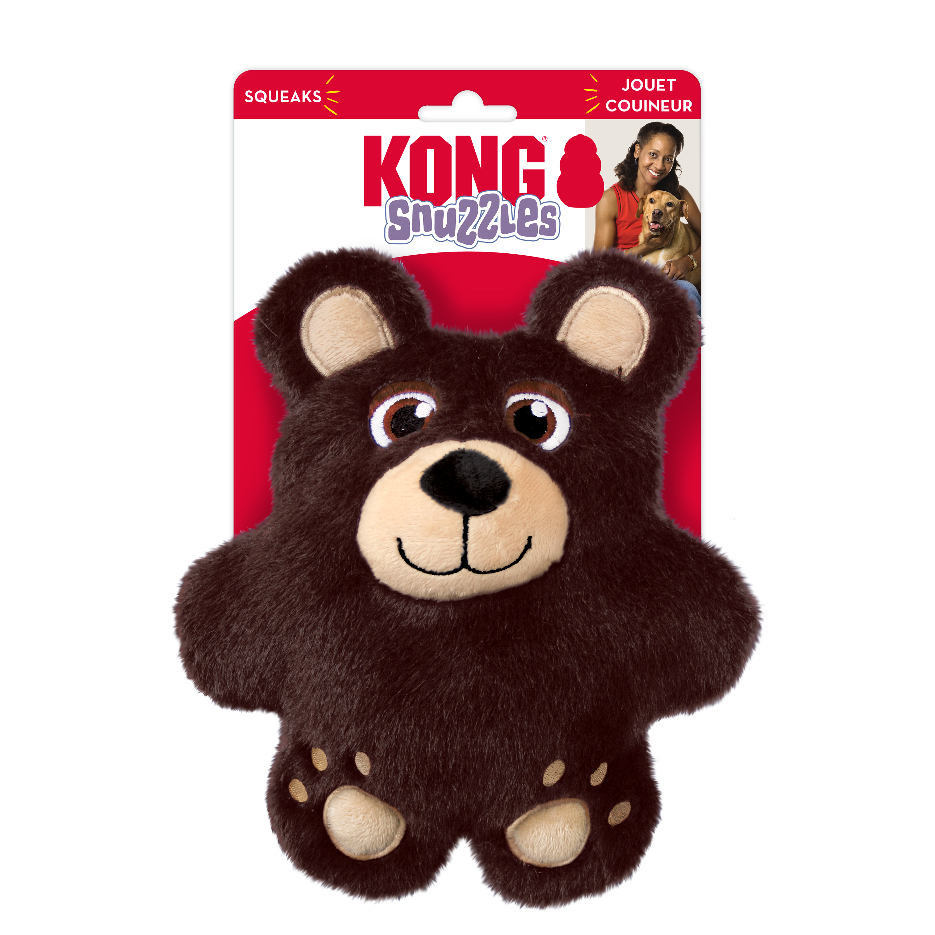 KONG Dog Toys Snuzzles Bear 01
