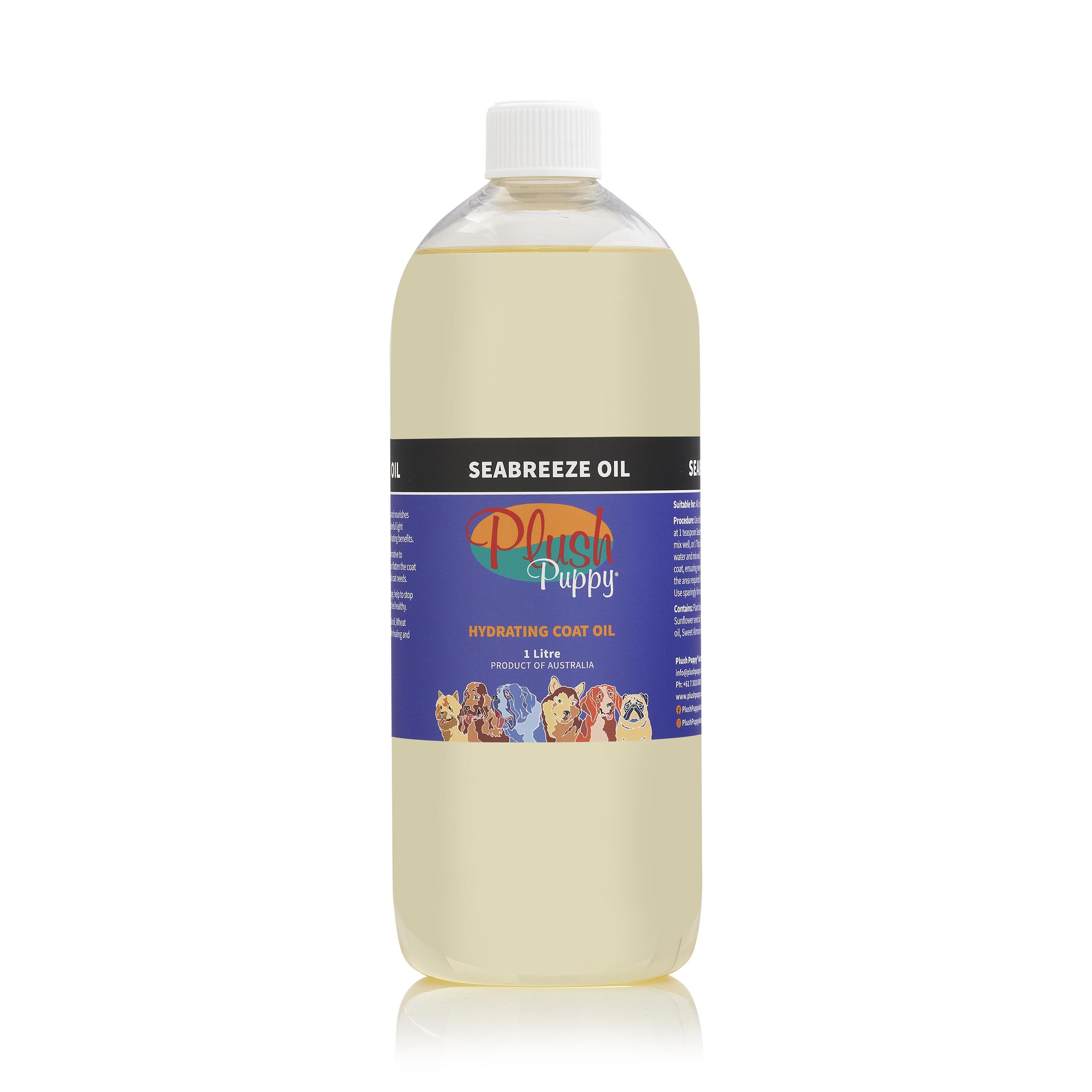 Plush Puppy Seabreeze Oil Hydrating Coat Oil 1L