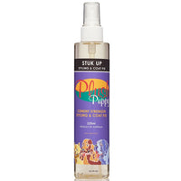 Plush Puppy Stuk Up 225ml spray bottle, styling and coat fix labelled cement strength