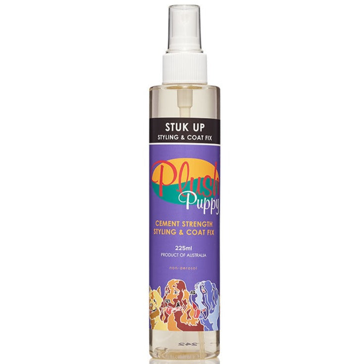 Plush Puppy Stuk Up Styling & Coat Fix Spray 225ml