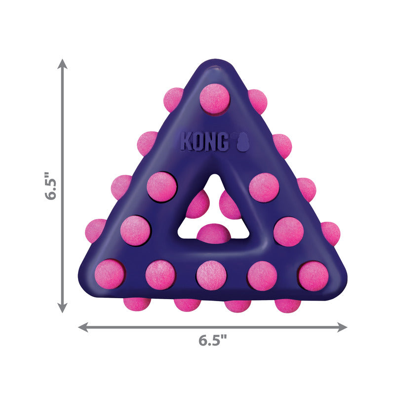 KONG Dog Toys Dotz Triangle 02