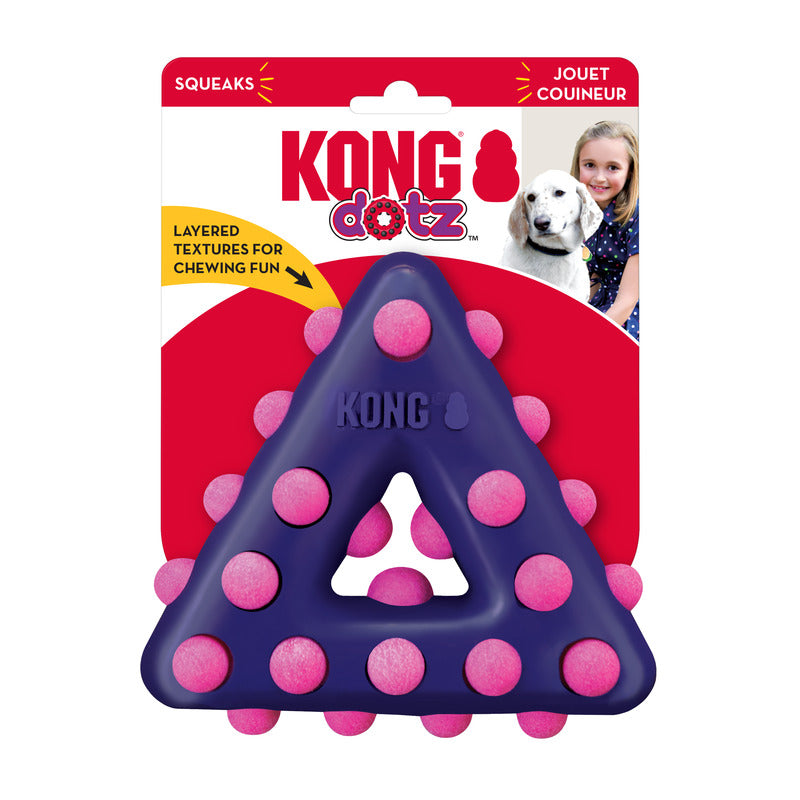 KONG Dog Toys Dotz Triangle 01
