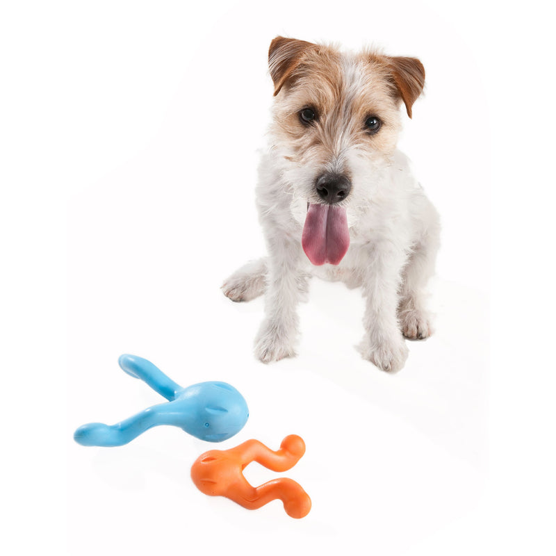 West Paw Tizzi Treat & Tug Toy for Tough Dogs - Large by PeekAPaw