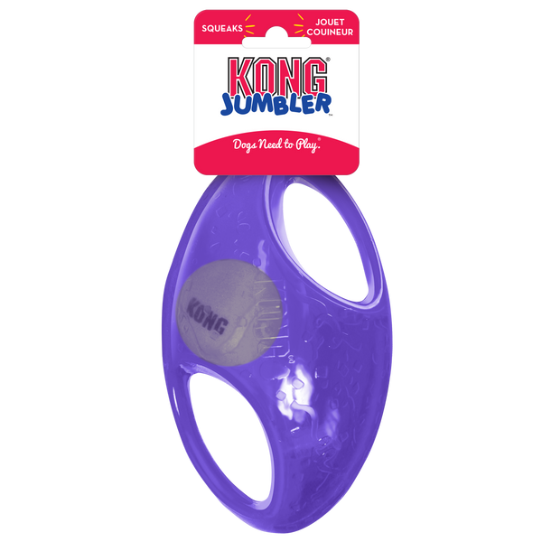 KONG Dog Toys Jumbler Football Assorted 01