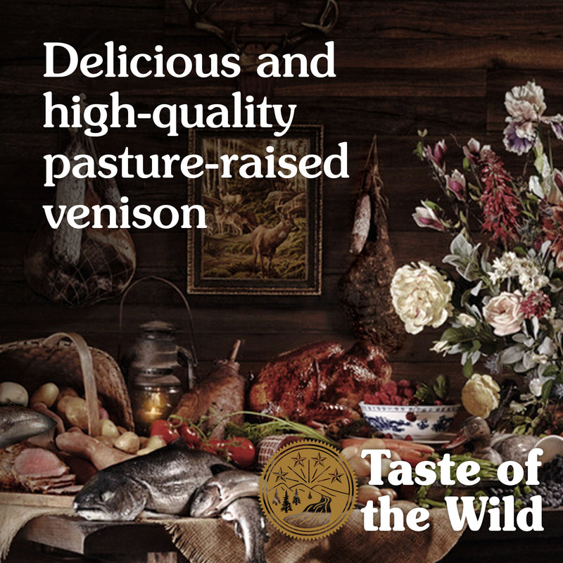 Taste of the Wild Pine Forest Dry Dog Food pasture-raised venison